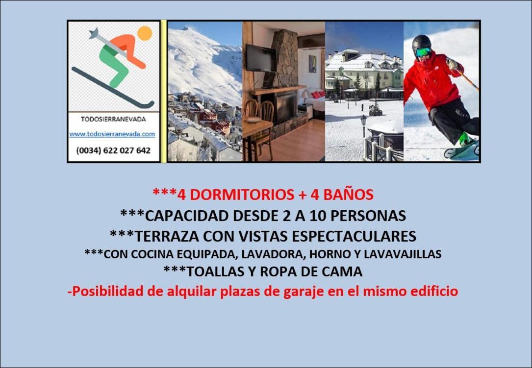 Todosierranevada - Duplex 4 Dormitorios - Vistas Espectaculares A La Montana سْييرا نيفادا المظهر الخارجي الصورة
